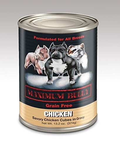 Maximum Bully Canned Dog Food - Chicken - 13.2 Oz - Case of 12