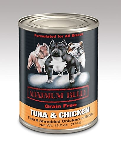 Maximum Bully Canned Dog Food - Tuna/Chicken - 13.2 Oz - Case of 12  