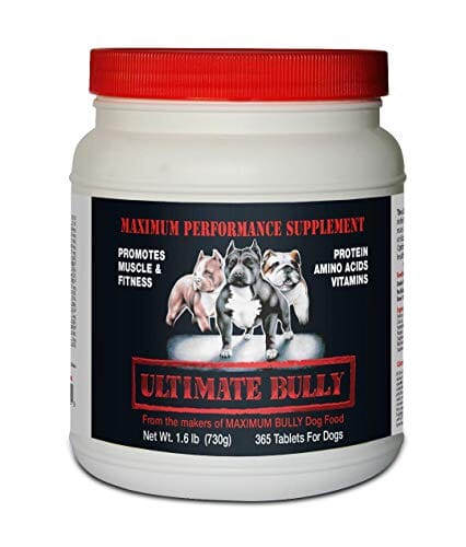 Maximum Bully Performance Dog Supplement - 365 Count  