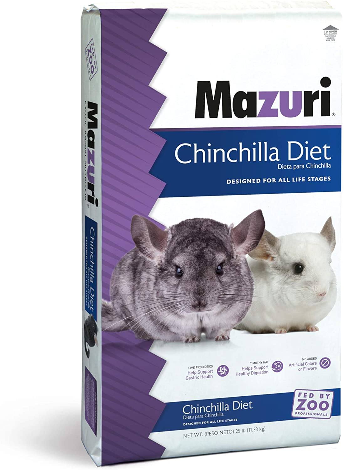 Mazuri Chinchilla Diet Small Animal Food - 25 lb Bag  