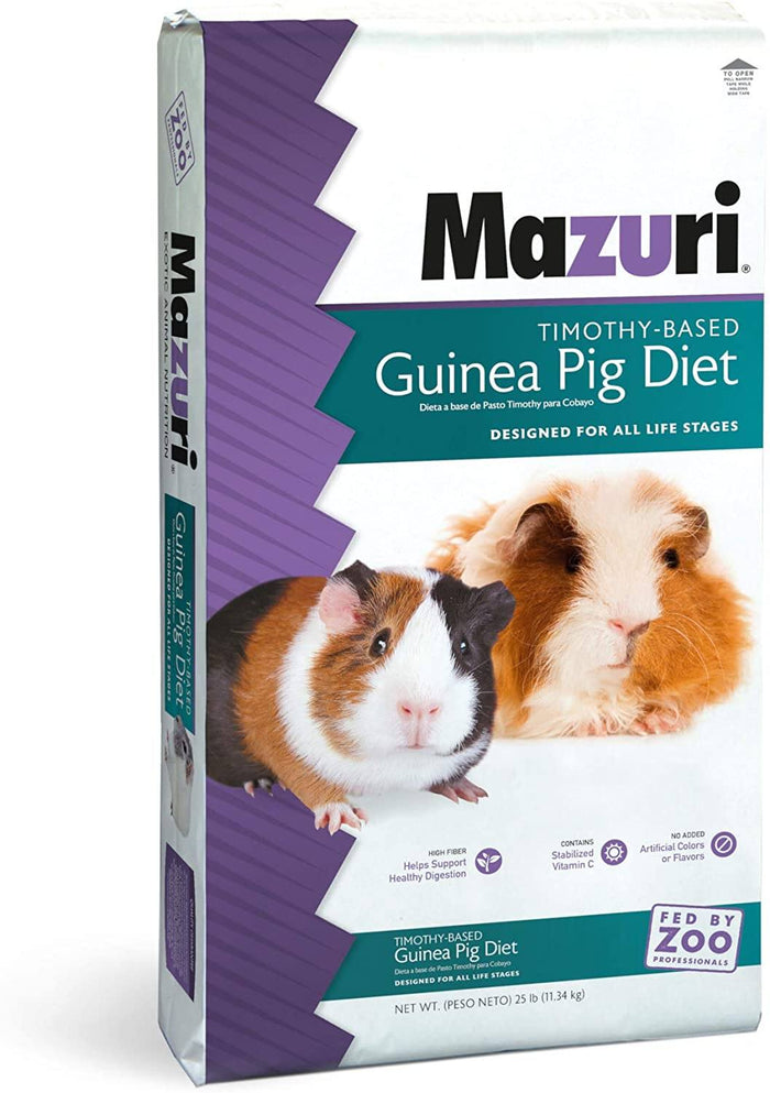 Mazuri Guinea Pig Diet Small Animal Food - 25 lb Bag