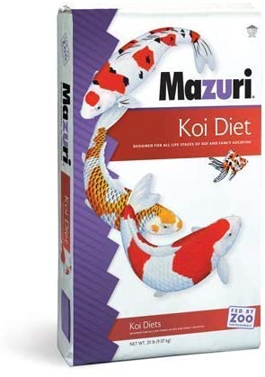 Mazuri Koi Platinum Nuggets Koi Fish Food - 20 lb Bag
