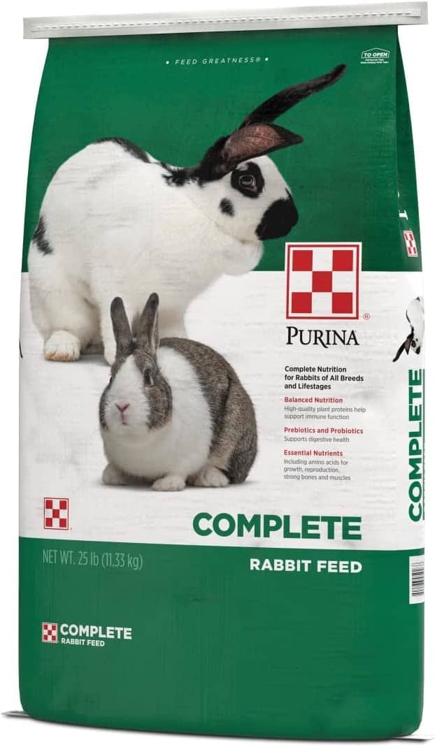 Mazuri Rabbit Chow Complete (1/8") Small Animal Food - 25 Lbs  