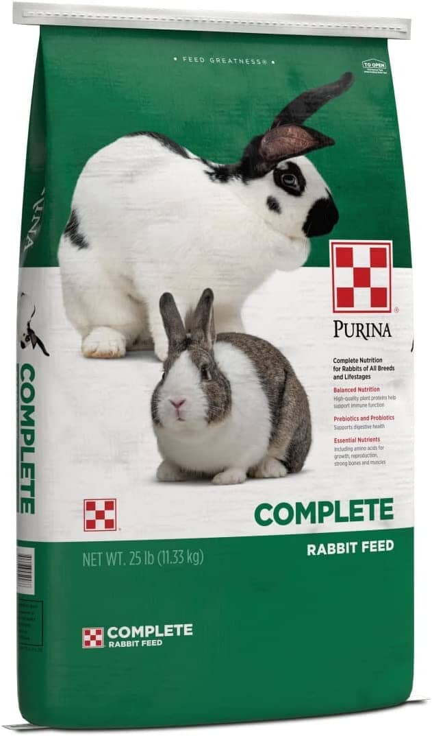 Mazuri Rabbit Chow Complete (1/8") Small Animal Food - 25 Lbs  