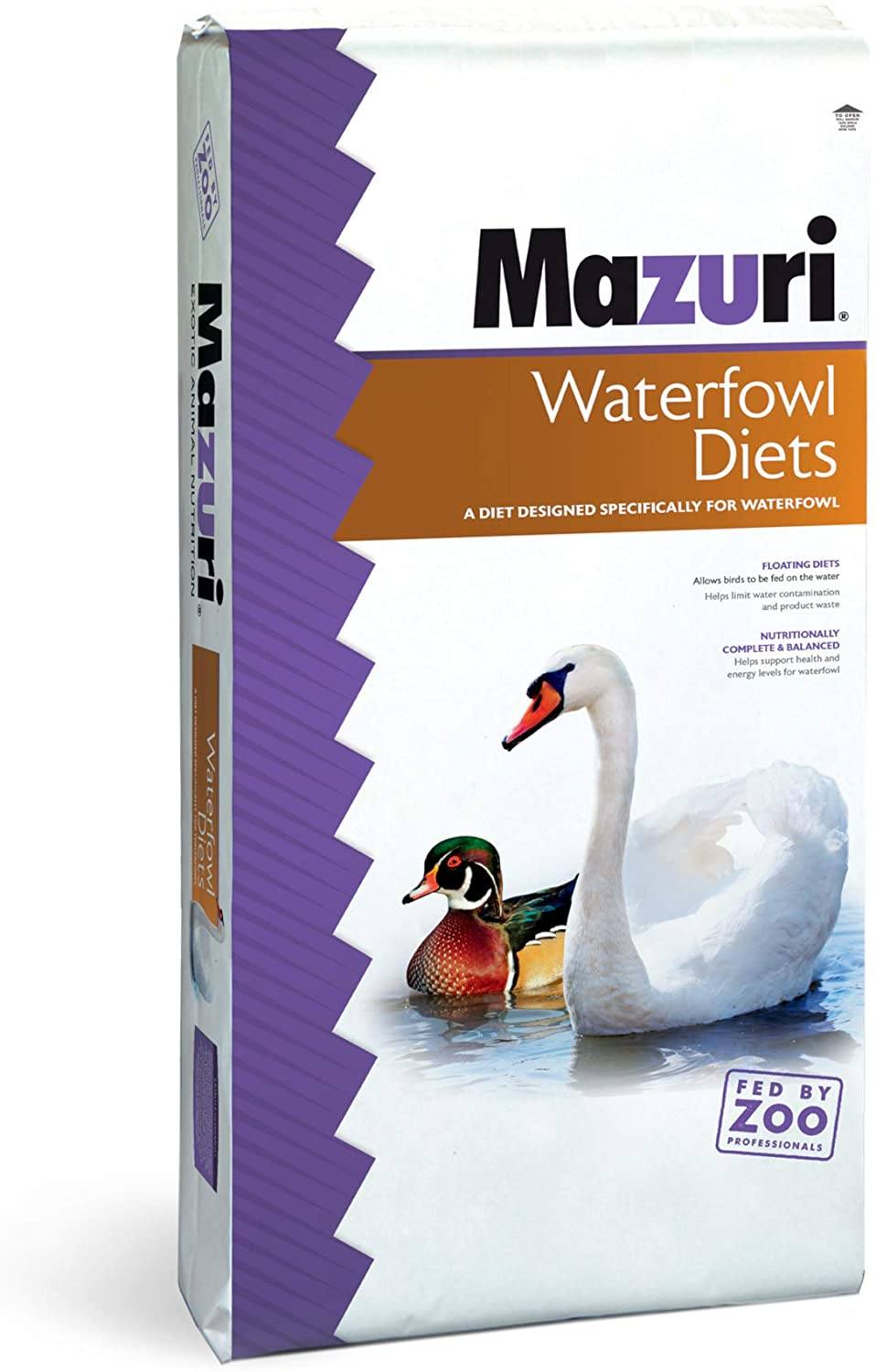Mazuri Waterfowl Maintenance Bird Food - 50 lb Bag  
