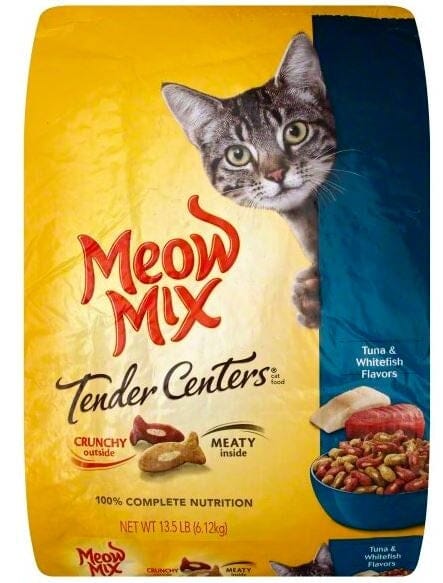 Meow Mix Tender Centers Tuna and Whitefish Flavors Dry Cat Food  