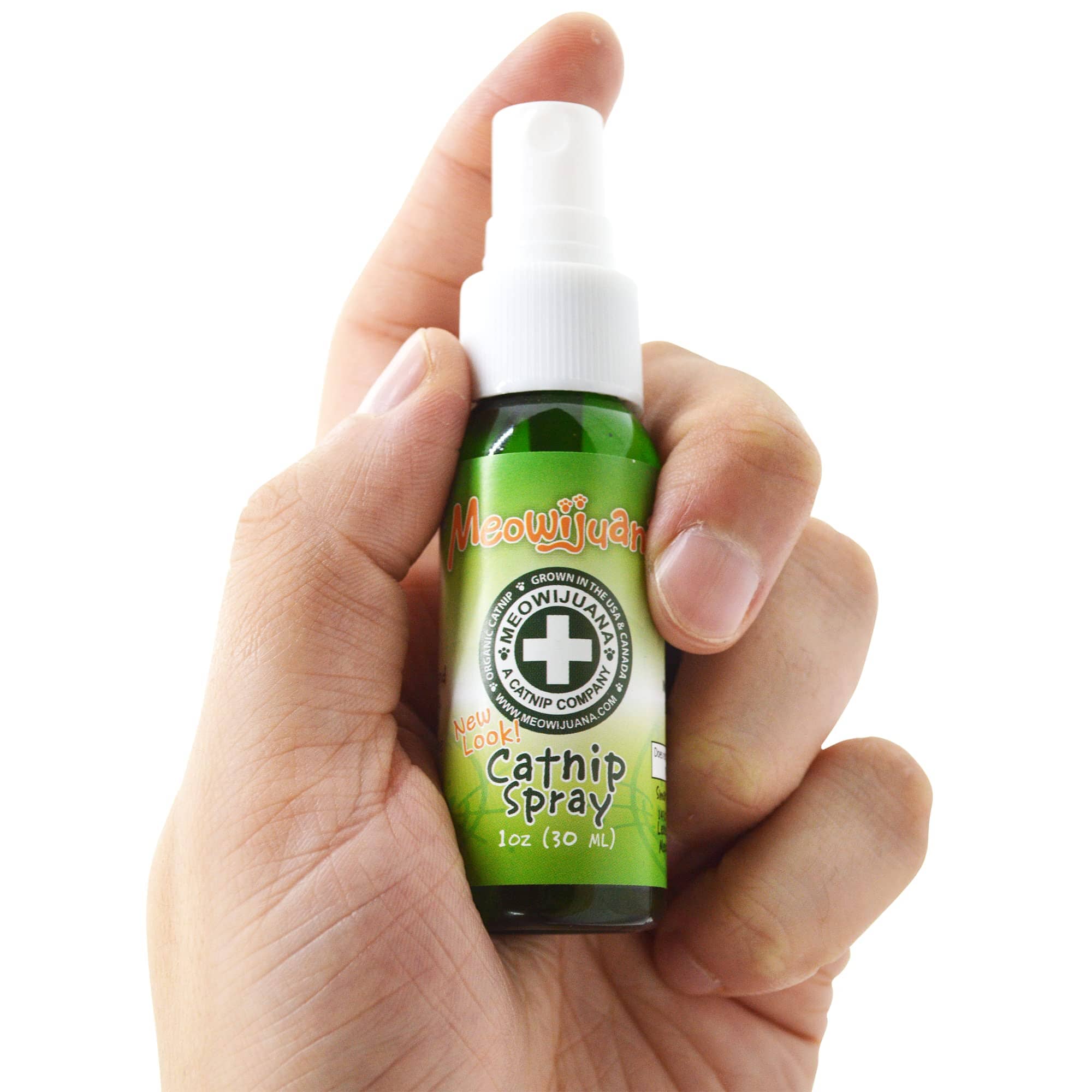 Meowijuana Premium High-Potency Catnip Spray - Great for Cat Toys - 1 Oz  