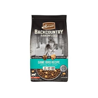 Merrick 'Backcountry' Game Bird Dry Dog Food - 4 lb Bag