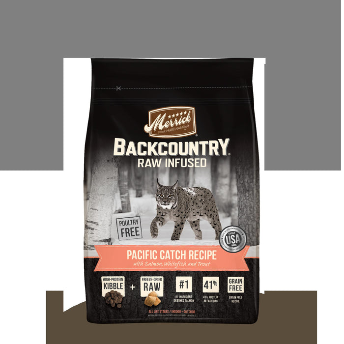 Merrick 'Backcountry' Grain-Free Pacific Catch Feline Dry Cat Food - 10 lb Bag