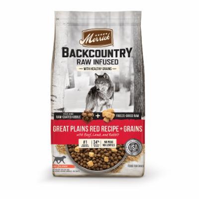 Merrick 'Backcountry' Great Plains Red Recipe with Healthy Grains Dry Dog Food - 20lb