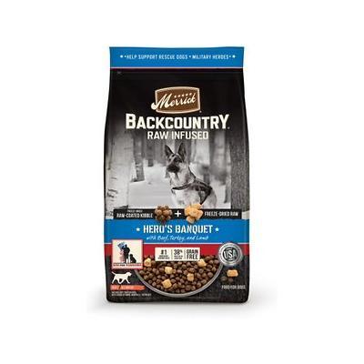 Merrick 'Backcountry' Hero's Banquest Dry Dog Food - 4 lb Bag
