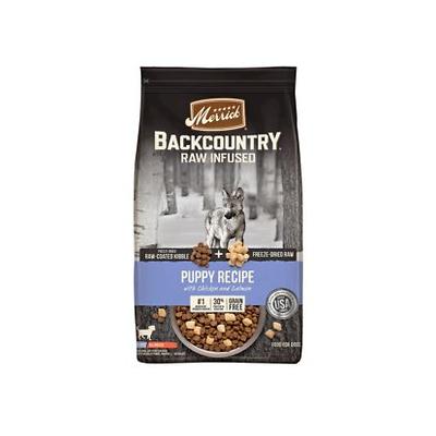 Merrick Backcountry Puppy Grain-Free Raw-Infused Chicken and Salmon Freeze-Dried Dog Food - 4 Lbs  