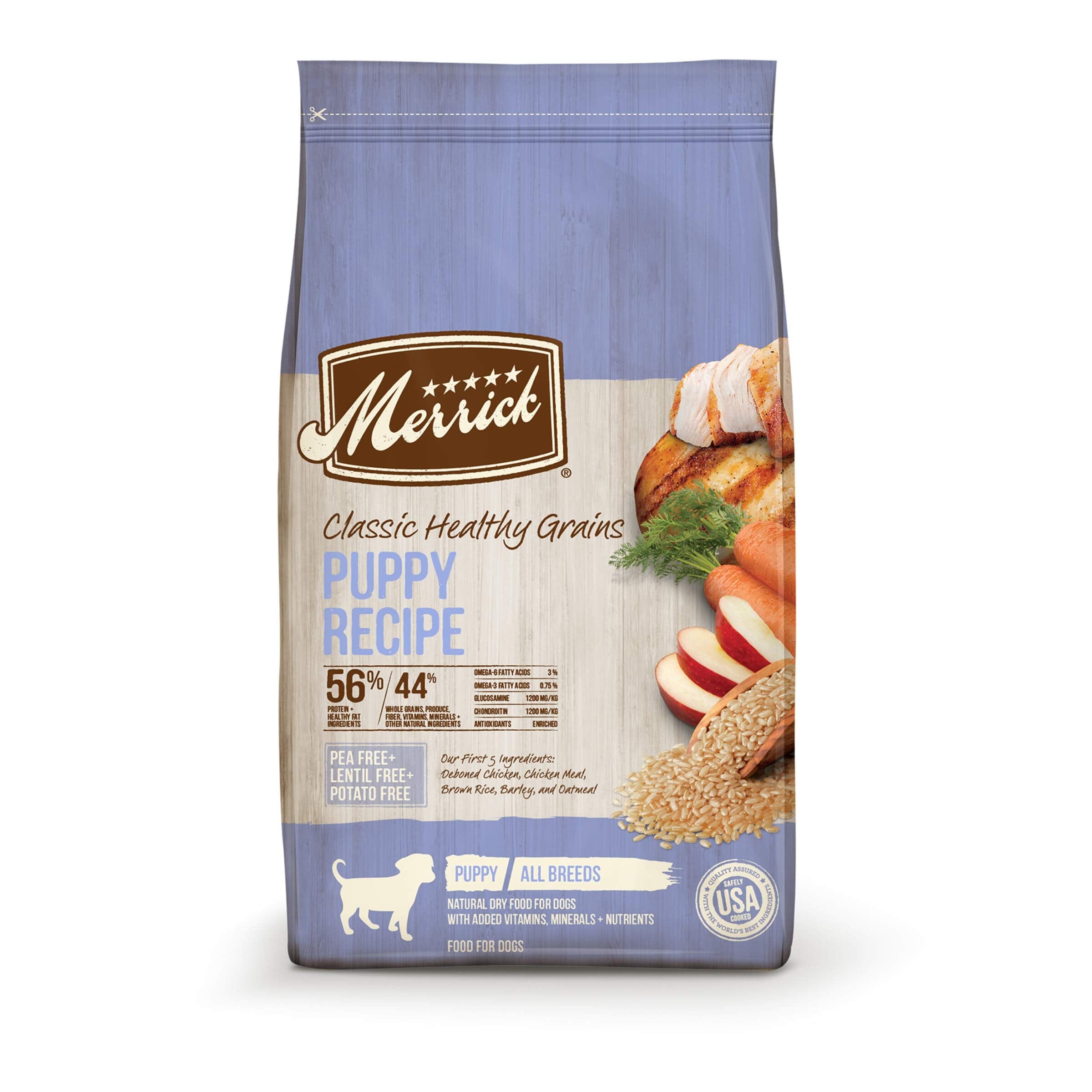 Merrick Classic Healthy Grains Puppy Recipe Dry Dog Food - 12 Lbs  