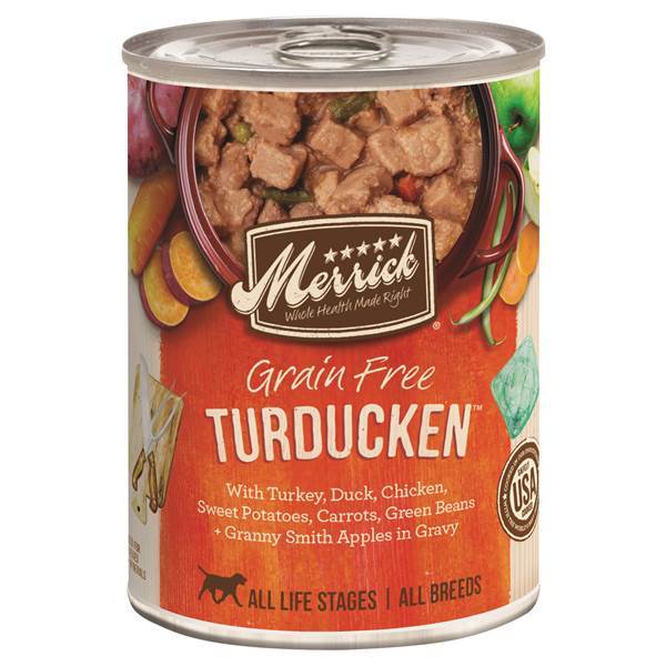Merrick Classic Turducken Canned Wet Dog Food - 12.7 oz Cans - Case of 12