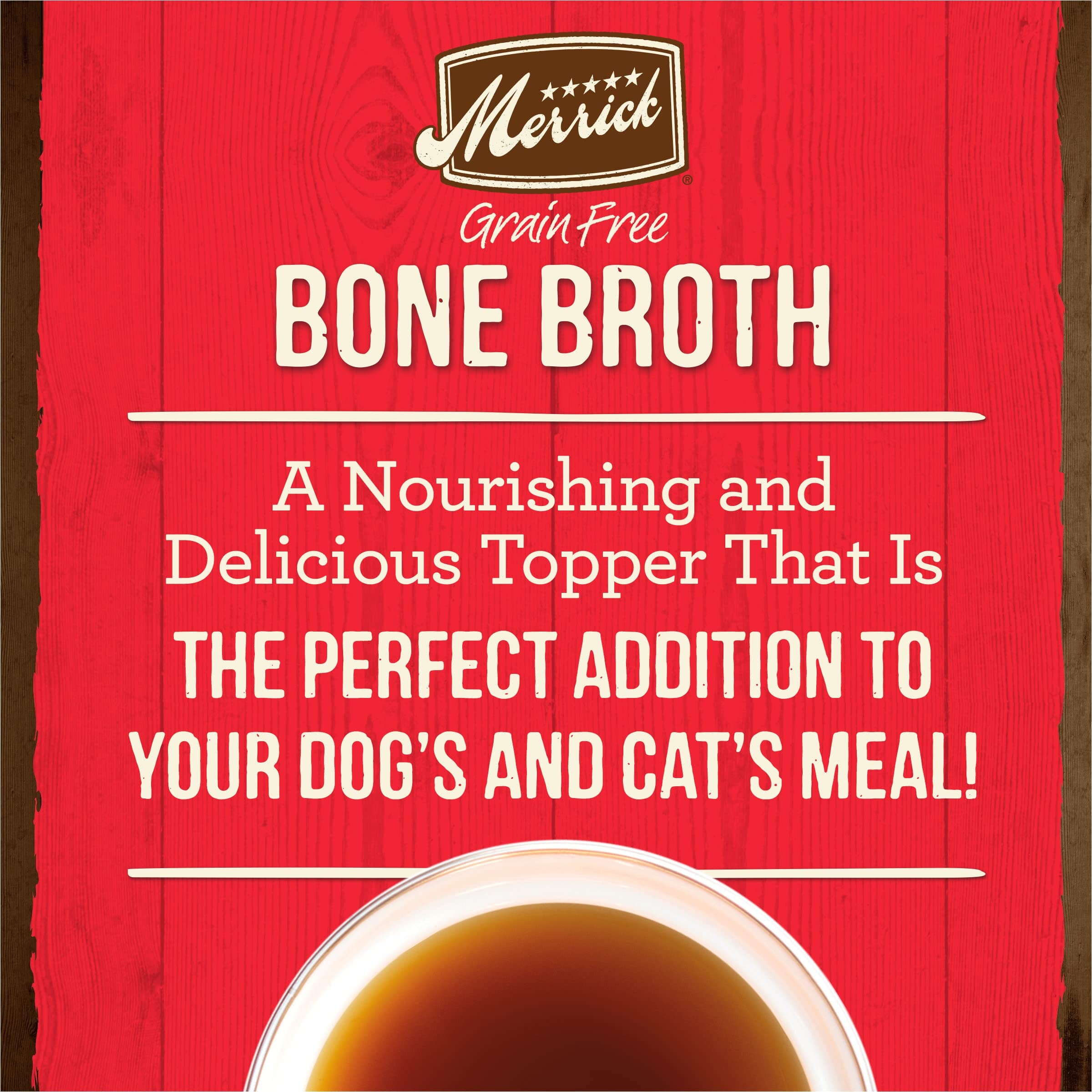 Merrick Grain-Free Beef Bone Broth Wet Dog Food - 7 Oz  