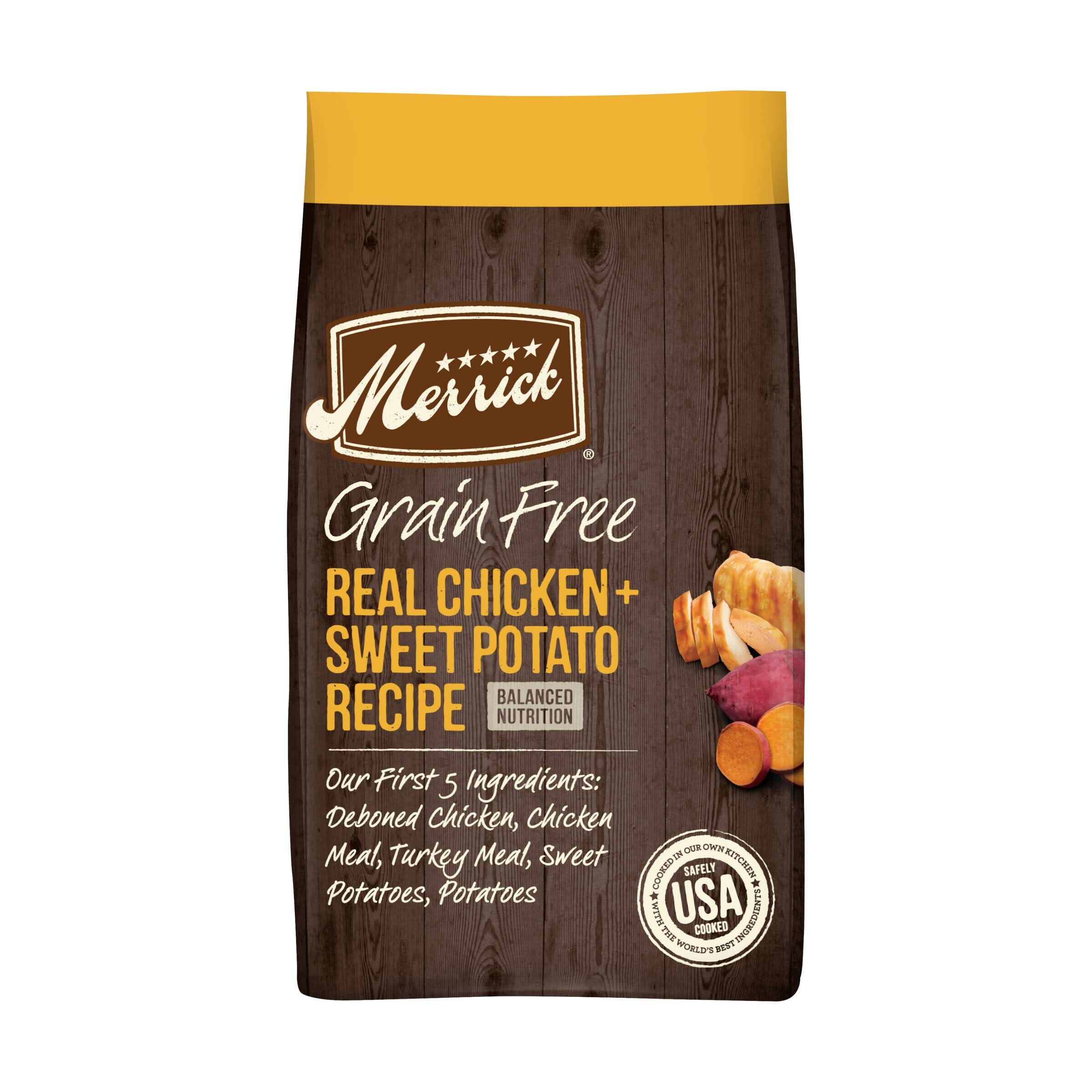 Merrick Grain-Free Chicken and Sweet Potato Dry Dog Food - 22 Lbs  