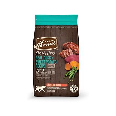 Merrick Grain-Free Duck & Sweet Potato Dry Dog Food - 4 lb Bag  