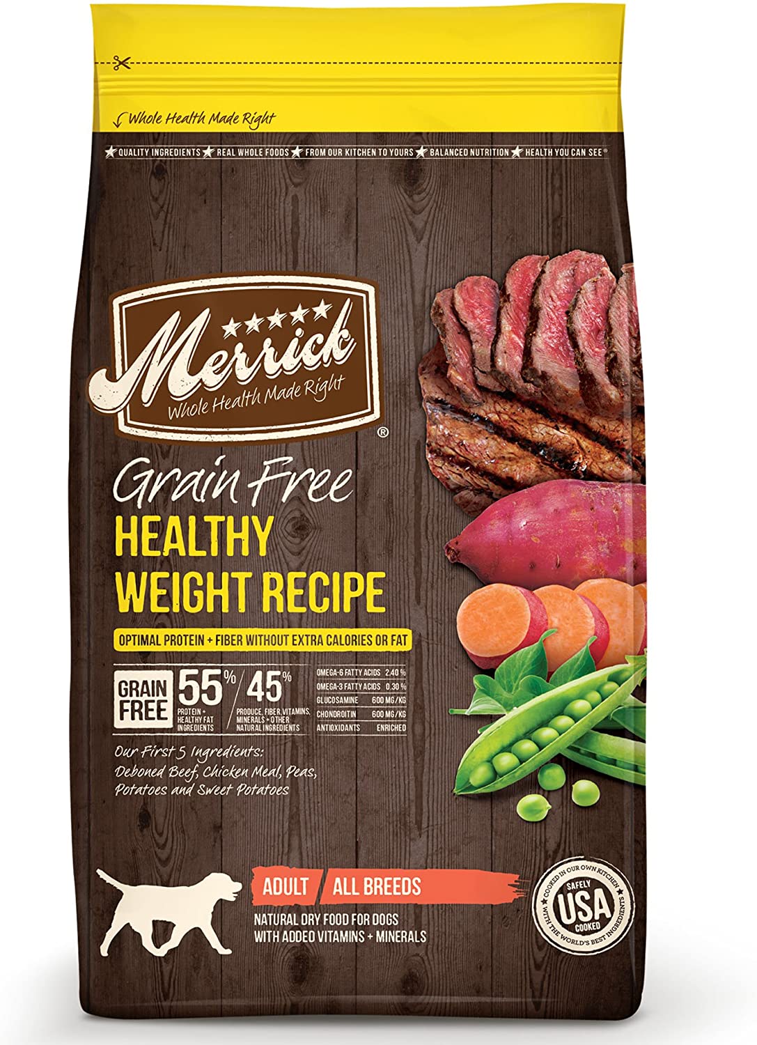 Merrick Grain-Free Healthy Weight Dry Dog Food - 4 lb Bag  