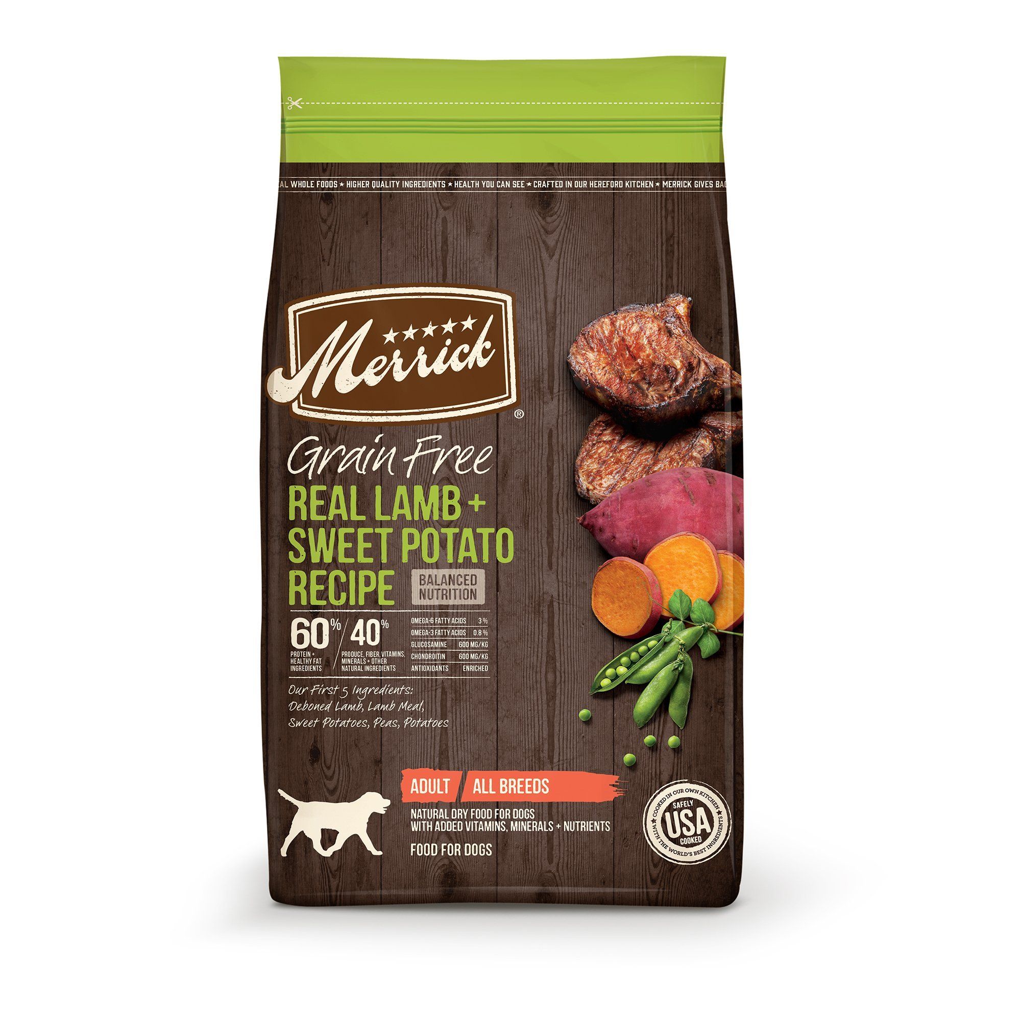 Merrick Grain-Free Lamb & Sweet Potato Dry Dog Food - 10 lb Bag  