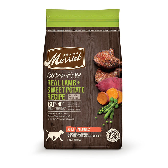 Merrick Grain-Free Lamb & Sweet Potato Dry Dog Food - 4 lb Bag