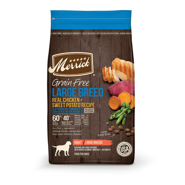 Merrick Grain-Free Large Breed Dry Dog Food - 22 lb Bag