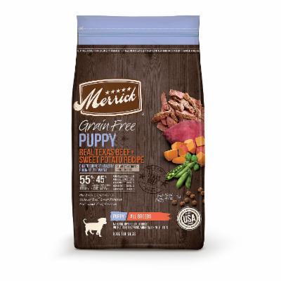 Merrick Grain-Free Puppy Dry Dog Food - Beef and Sweet Potato - 10 lb Bag  