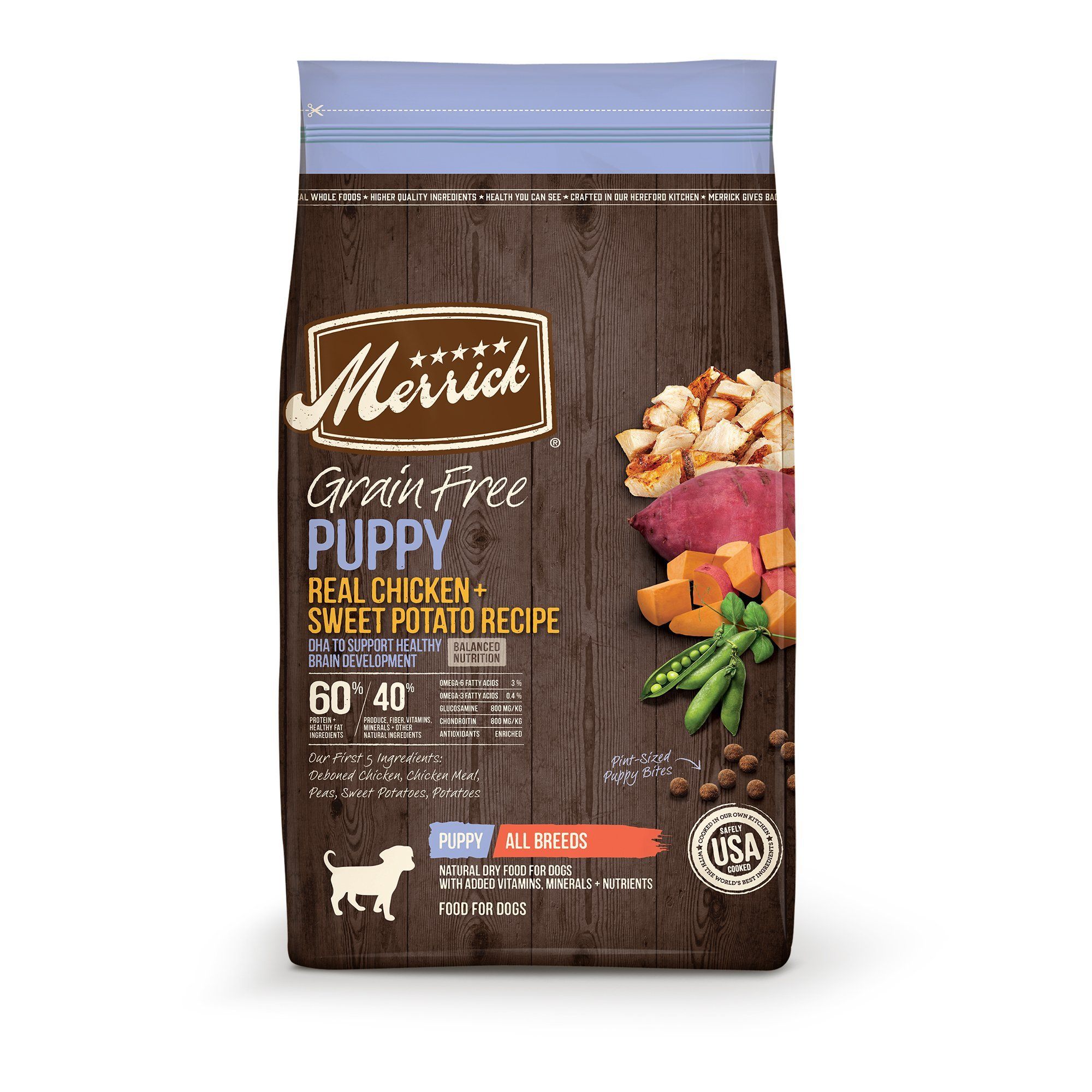 Merrick Grain-Free Puppy Dry Dog Food - Chicken & Sweet Potato - 10 lb Bag  