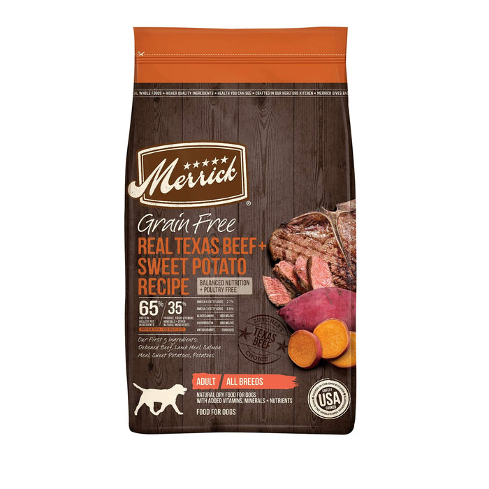 Merrick Grain-Free Texas Beef & Sweet Potato Dry Dog Food - 22 lb Bag