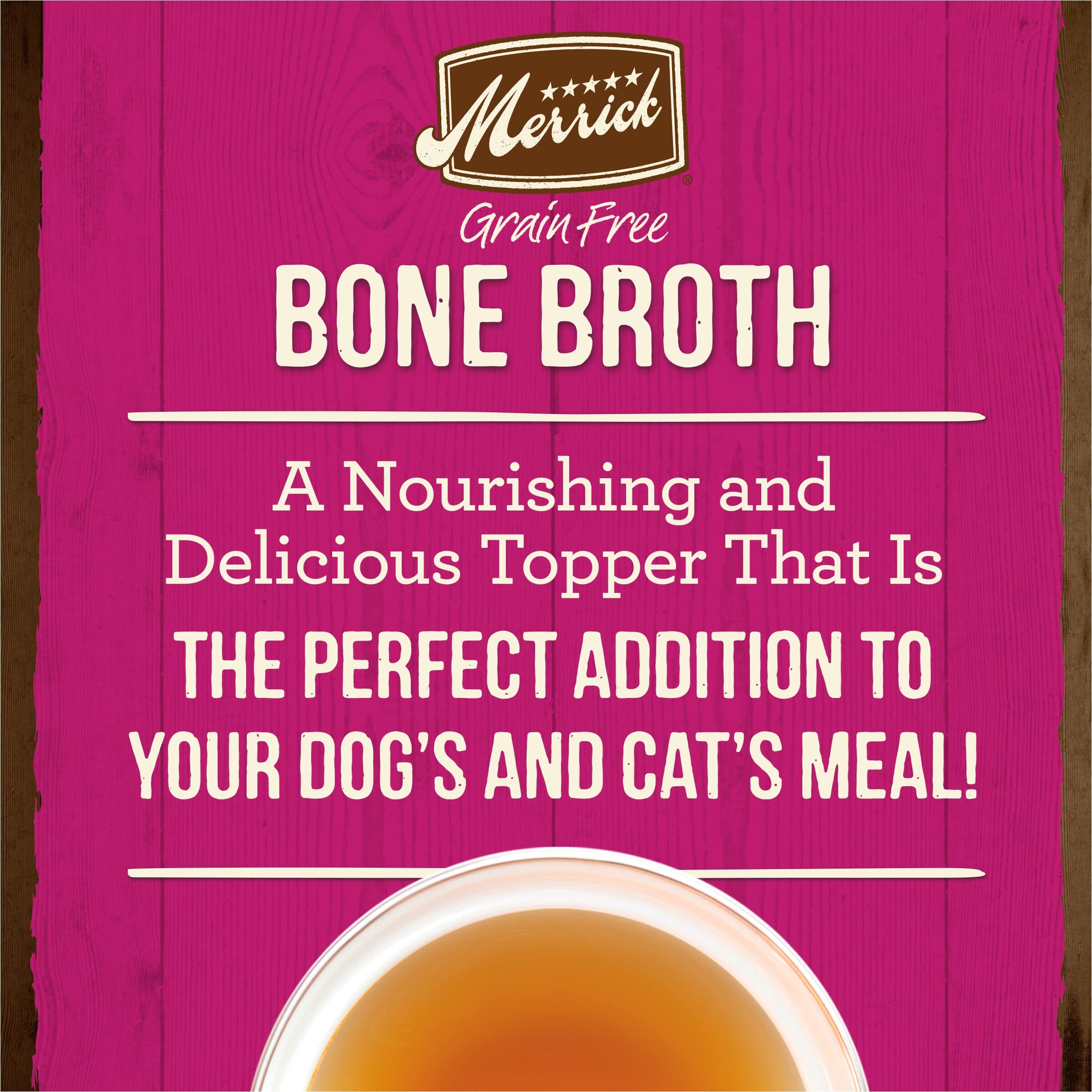 Merrick Grain-Free Turkey Bone Broth Wet Dog Food - 7 Oz  