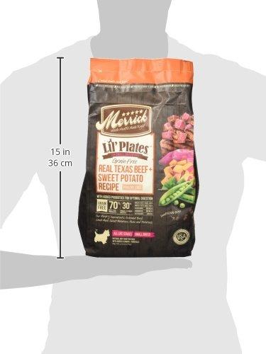 Merrick Lil' Plates Beef & Sweet Potato Freeze-Dried Dog Food - 4 lb Bag  