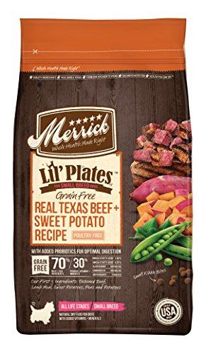Merrick Lil' Plates Beef & Sweet Potato Freeze-Dried Dog Food - 4 lb Bag