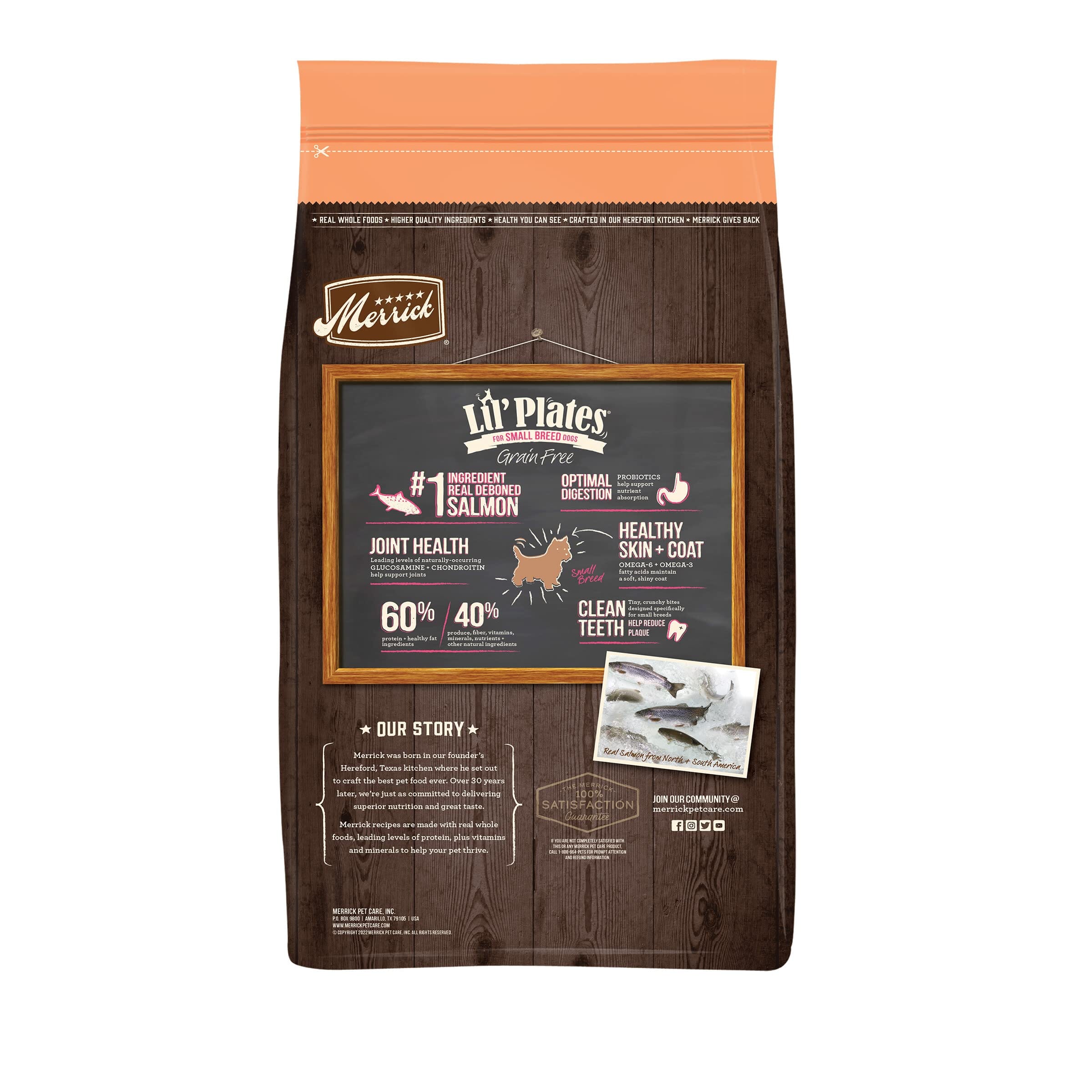 Merrick Lil' Plates Grain-Free Small-Breed Salmon and Sweet Potato Dry Dog Food - 4 Lbs  