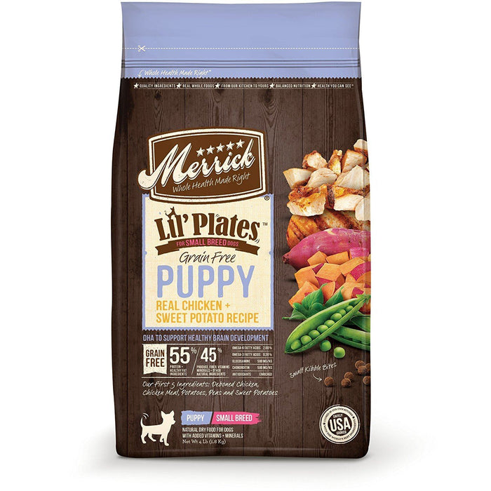 Merrick Lil' Plates Puppy Freeze-Dried Dog Food - Chicken & Sweet Potato