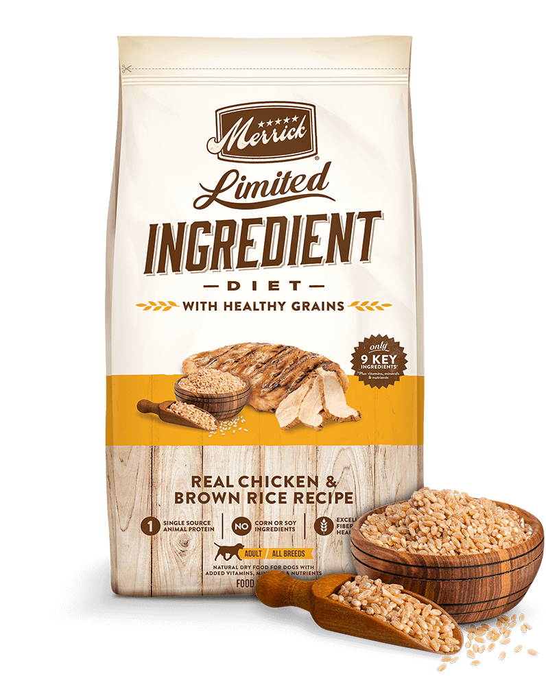 Merrick Limited Ingredient Diet LID Chicken & Brown Rice - 4 lb Bag  