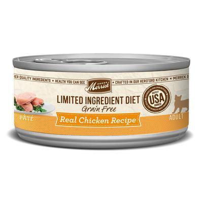 Merrick Limited Ingredient Diet LID Chicken Wet Canned Cat Food - 2.75 oz Cans - Case of 24  