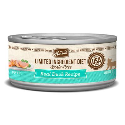 Merrick Limited Ingredient Diet LID Duck Wet Canned Cat Food - 2.75 oz Cans - Case of 24