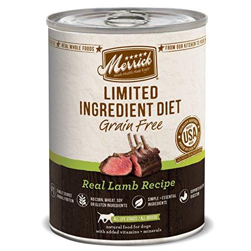 Merrick Limited Ingredient Diet LID Lamb Canned Wet Dog Food - 12.7 oz Cans - Case of 12