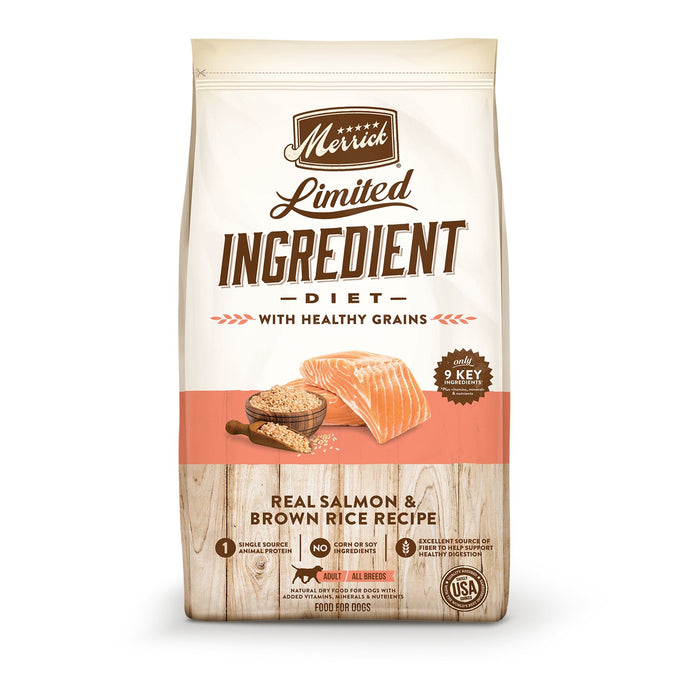 Merrick Limited Ingredient Diet LID Salmon & Brown Rice - 12 lb Bag