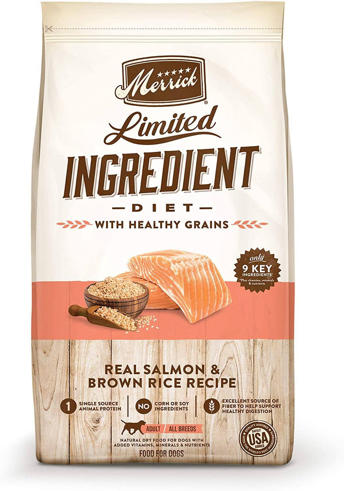 Merrick Limited Ingredient Diet LID Salmon & Brown Rice - 4 lb Bag