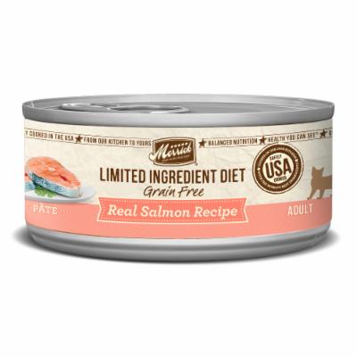 Merrick Limited Ingredient Diet LID Salmon Wet Canned Cat Food - 2.75 oz Cans - Case of 24  