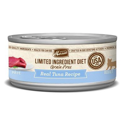 Merrick Limited Ingredient Diet LID Tuna Wet Canned Cat Food - 5 oz Cans - Case of 24