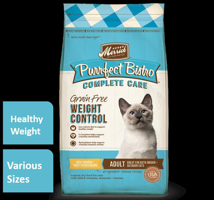 Merrick Purrfect Bistro Complete Care Healthy Weight Dry Cat Food - 7 lb Bag