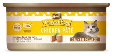 Merrick Purrfect Bistro Grain-Free Chicken Pâté Wet Canned Dog Food - 5.5 oz Cans - Cas...