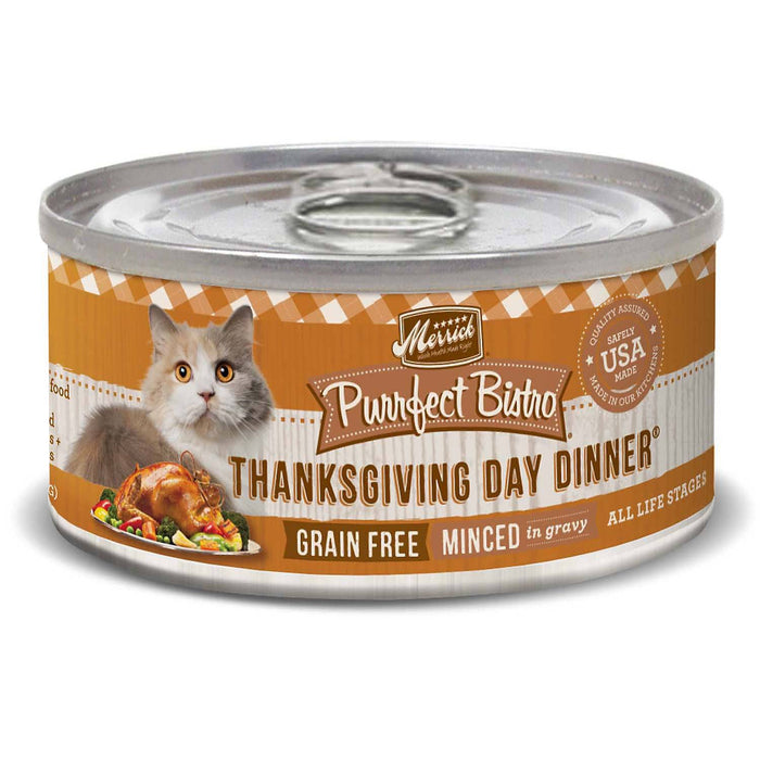 Merrick Purrfect Bistro Grain Free Purrfect Bistro Thanksgiving Day Dinner Canned Cat F...