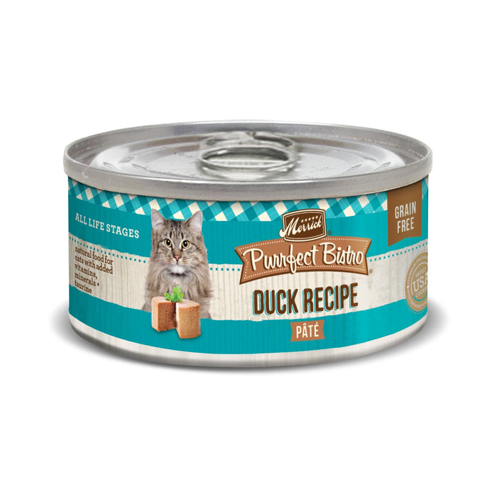 Merrick Purrfect Bistro Grain-Free Tuna Morsels Wet Cat Food - 3 oz Cans - Case of 24