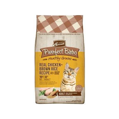 Merrick - Purrfect Bistro with Grains Chicken + Brown Rice Recipe with Ancient Grains Dry Cat Food - 12lb  