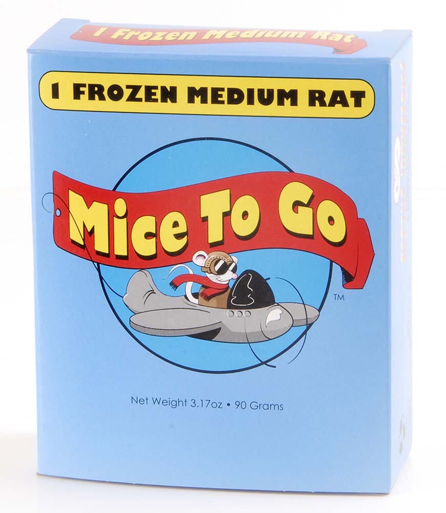 Mice To Go Frozen Medium Rat - 3.17 Oz  