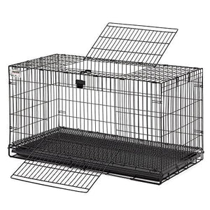 Midwest Homes Wabbitat Rabbit Cage Small Animal Cage - Black - 37 X 19 X 20 In