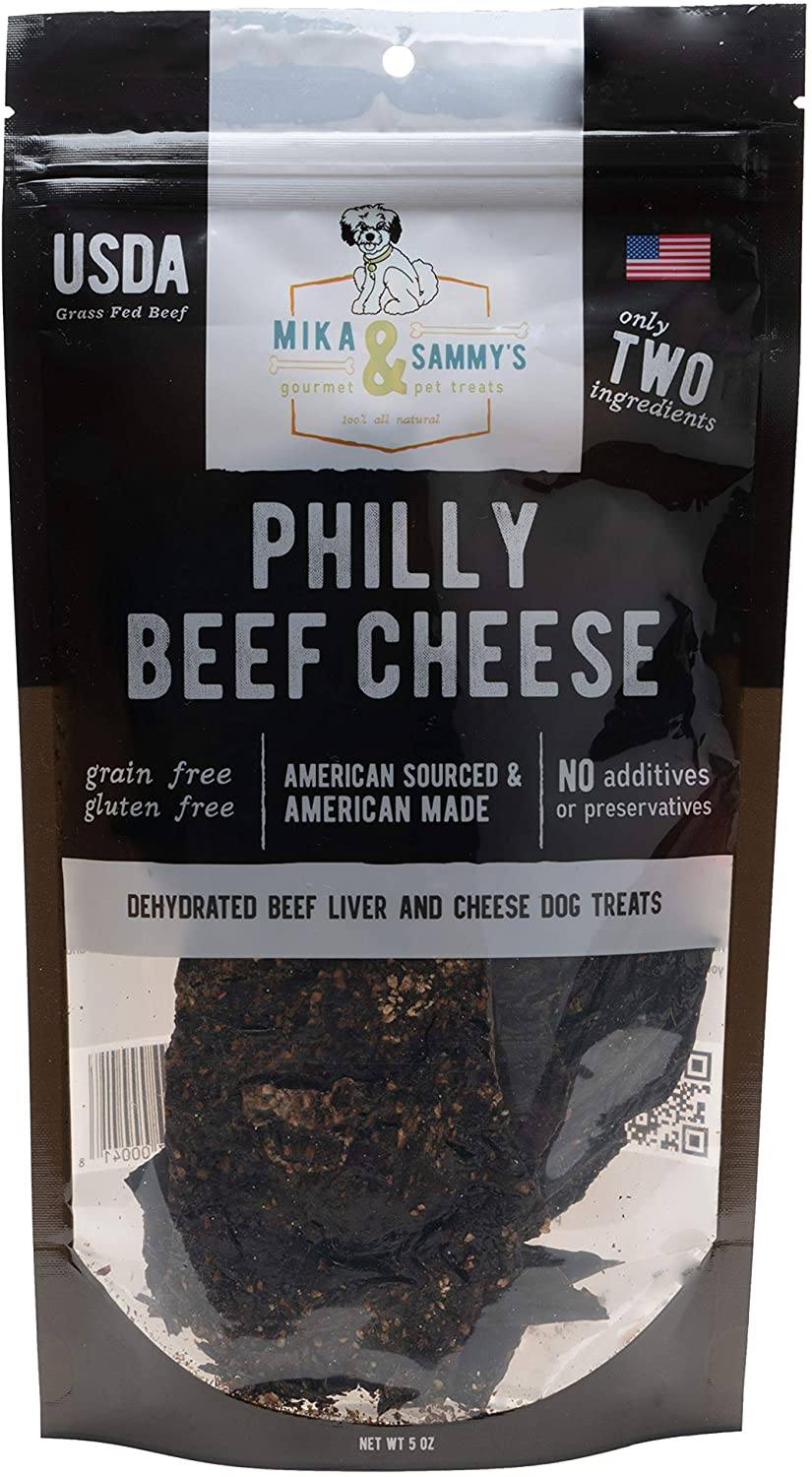 Mika & Sammy's Philly Cheesesteak Jerky Dog Treats - 5 oz  