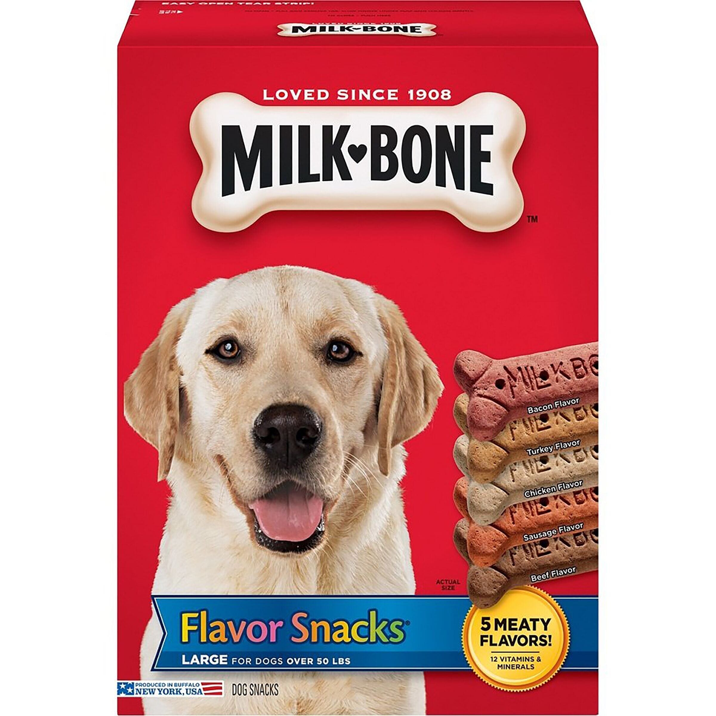 Milk-Bone Flavor Snacks Dog Treats - 60 Oz - Large  